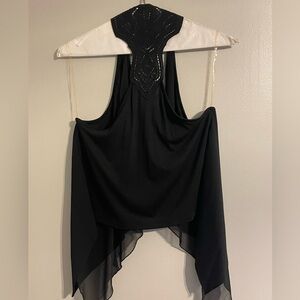 Women’s Black Sleeveless Vest